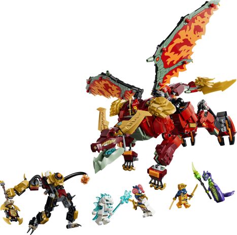 LEGO® Ninjago Wyldfyre's Transforming Dragon Mech (71868) (1)