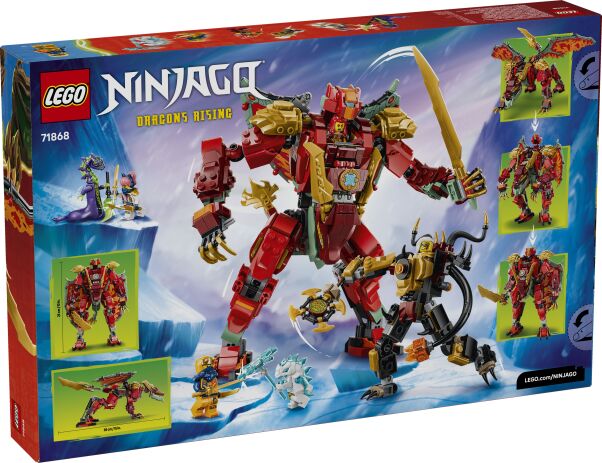 LEGO® Ninjago Wyldfyre's Transforming Dragon Mech (71868) (9)