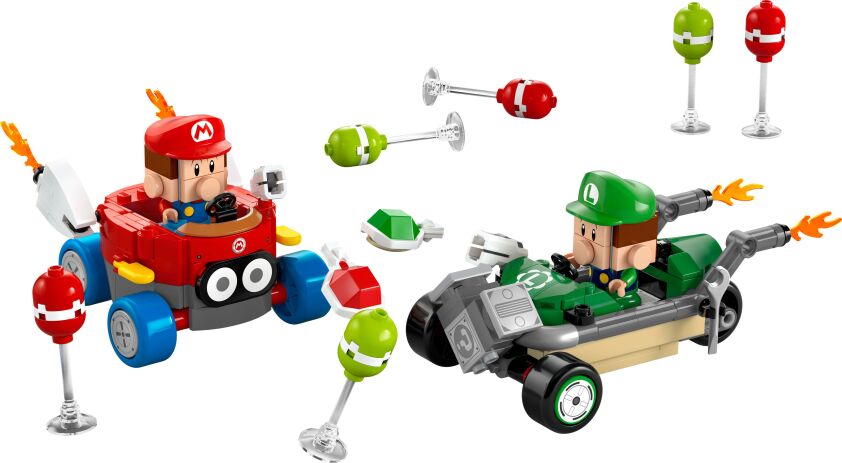 LEGO Super Mario Kart-Baby Mario vs. Baby Luigi (72034) (1)