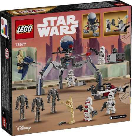 LEGO Star Wars Clone Trooper & Battle Droid Battle Pack (75372) (10)