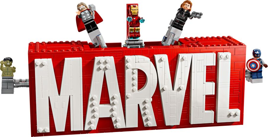LEGO Super Heroes Marvel Logo & Minifigures (76313) (1)