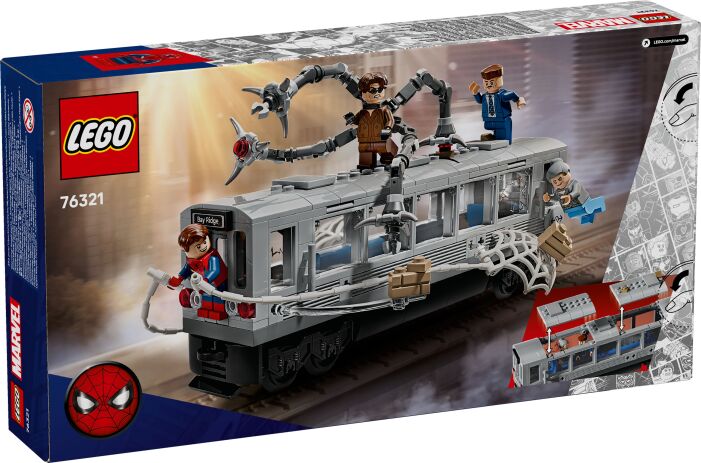LEGO Super Heroes Spider-Man vs. Doc Ock Subway Train Scene (76321) (9)