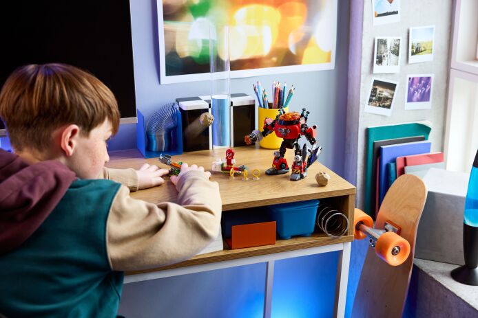 LEGO Sonic The Hedgehog Knuckles vs. Dr. Eggman Egg Crusher Mech (77005) (6)