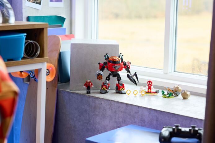 LEGO Sonic The Hedgehog Knuckles vs. Dr. Eggman Egg Crusher Mech (77005) (9)