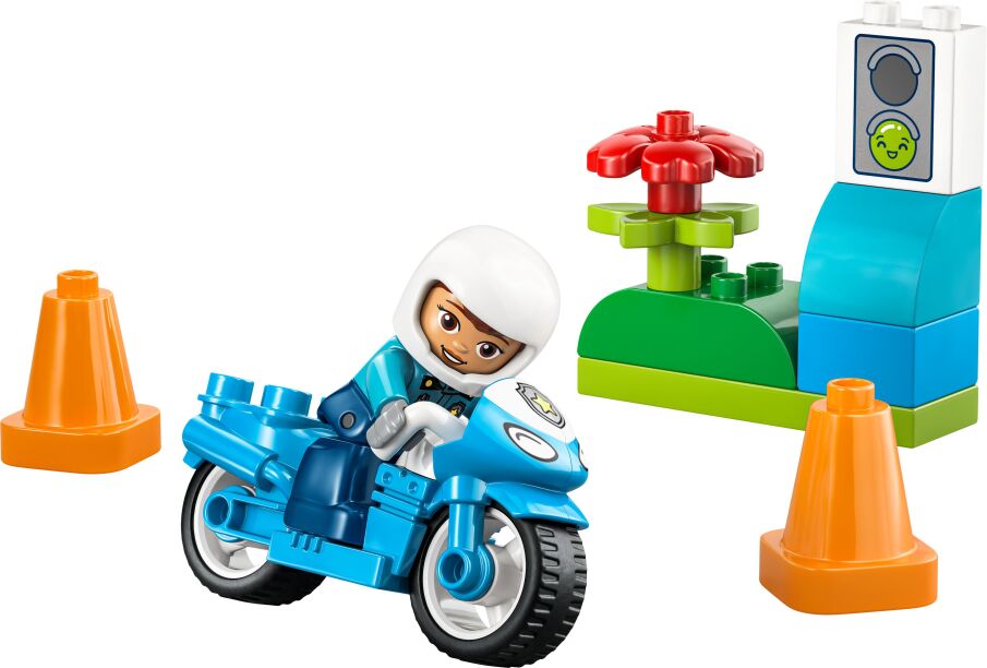 LEGO Duplo Blue Police Motorcycle (10471) (1)