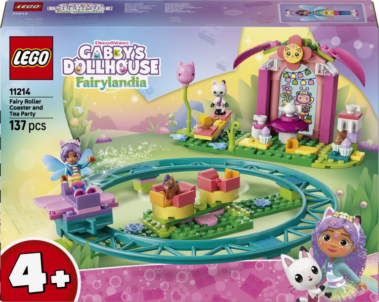 LEGO® Gabby's Dollhouse Fairy Roller Coaster & Tea Party (11214) (0)