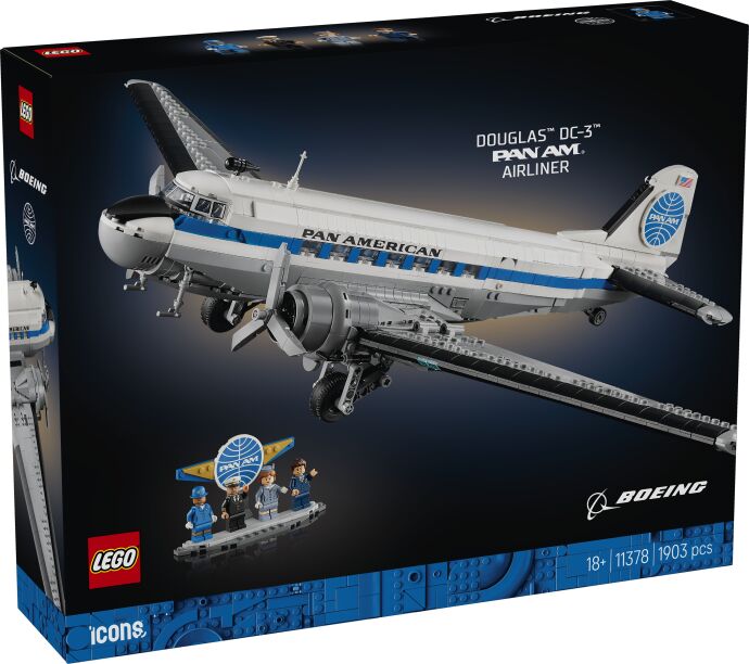 LEGO Idons Douglas DC3 Panam Airliner (11378) (0)