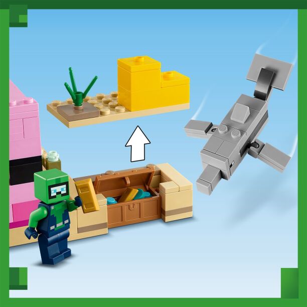 LEGO Minecraft The Axolotl House (21247) (4)