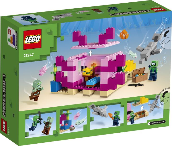 LEGO Minecraft The Axolotl House (21247) (8)