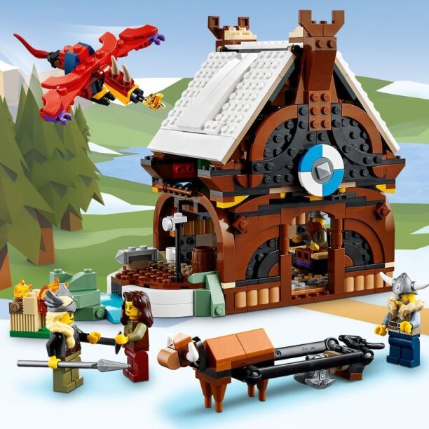 LEGO Creator 3in1 Viking Ship & The Midgard Serpent (31132) (5)