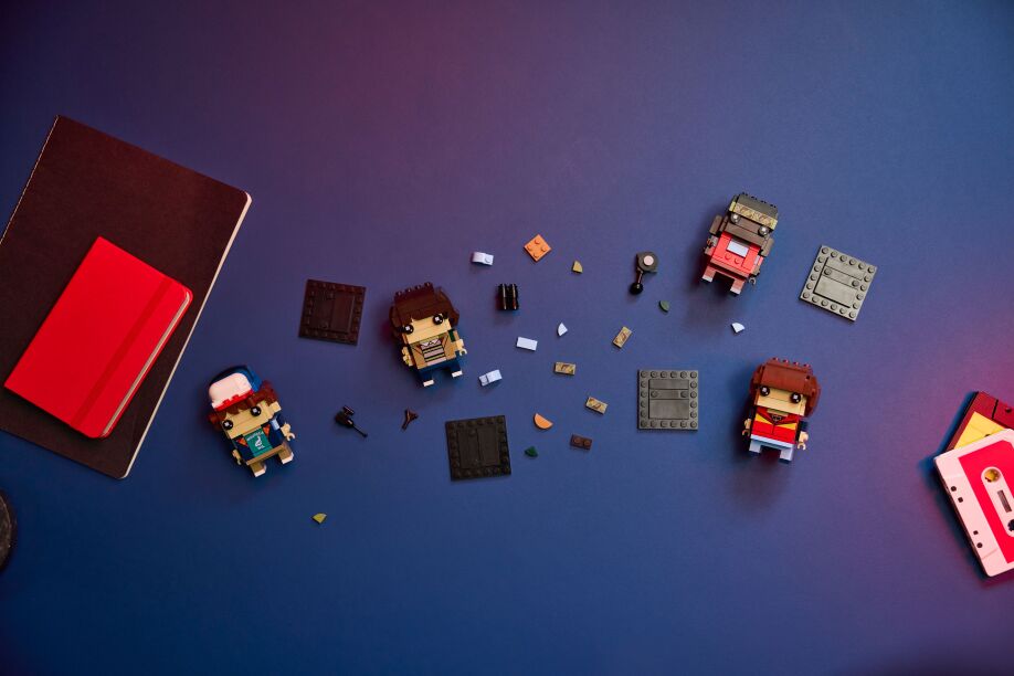 LEGO Brickheadz Stranger Things Mike, Dustin, Lucas & Will Figures (40801) (2)