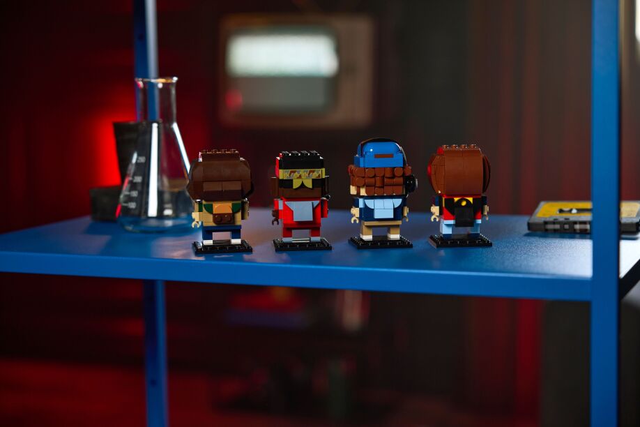 LEGO Brickheadz Stranger Things Mike, Dustin, Lucas & Will Figures (40801) (4)