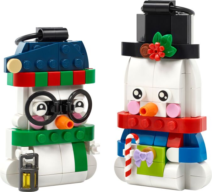 LEGO Snowman Ornaments (40812) (1)