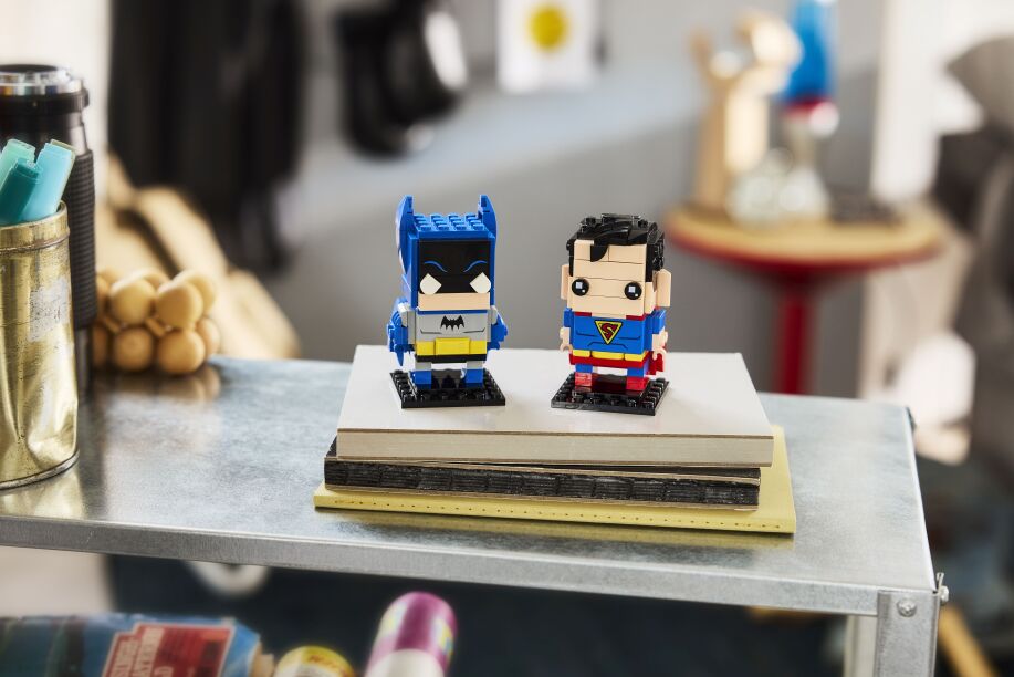 LEGO® Brickheadz Golden Age Superman & Batman Figures (40859) (3)