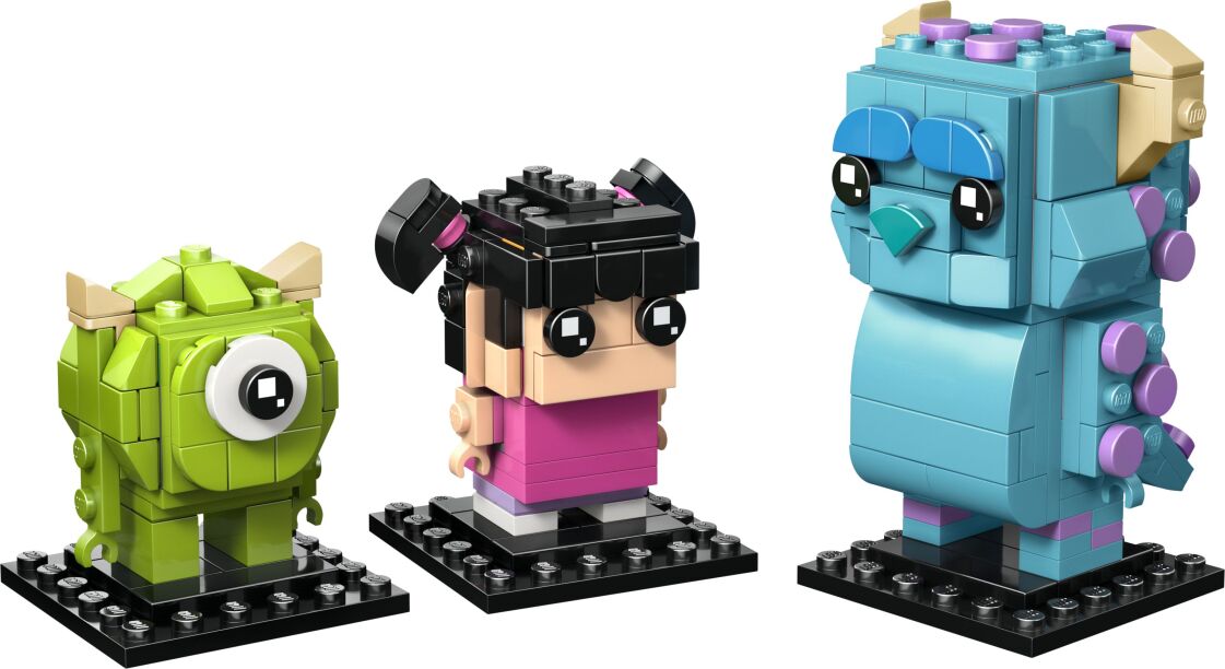 LEGO Brickheadz Disney Sulley, Mike & Boo Figures (40861) (1)