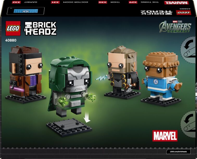LEGO® Brickeadz Avengers: Doomsday Heroes & Villian (40880) (5)