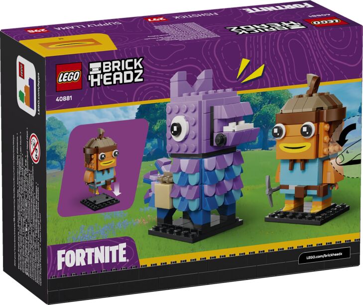 LEGO Brickheadz Fortnine Supply Llama & Fishstick Figures (40881) (5)
