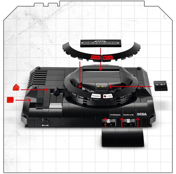 LEGO® Sega Genesis Console (40926) (3)