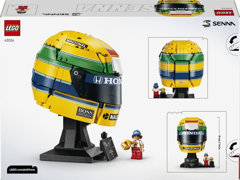 LEGO® Editions McLaren Mastercard F1 Team Aryton Senna's Helmet (43024) (8)