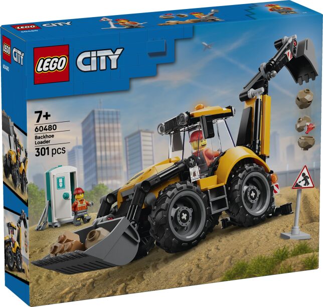 LEGO® City Yellow Backhoe Loader (60480) (0)