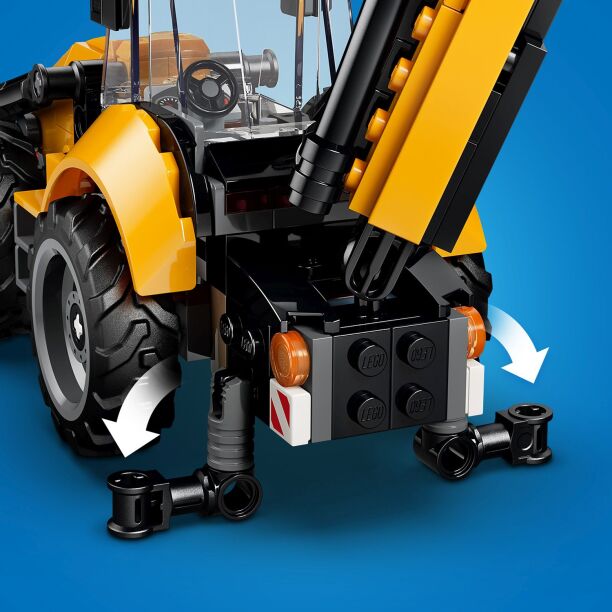 LEGO® City Yellow Backhoe Loader (60480) (4)