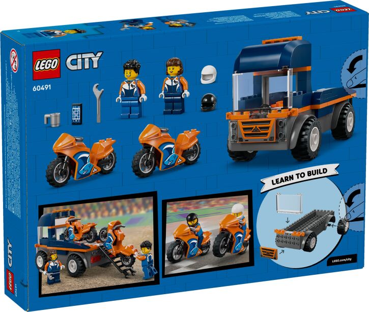 LEGO City Motorcycle Transpoter (60491) (10)
