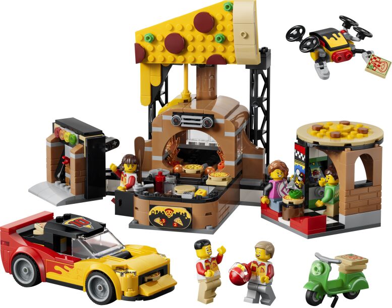 LEGO® City Pizza Delivery Experience With Vehicles (60496) (1)