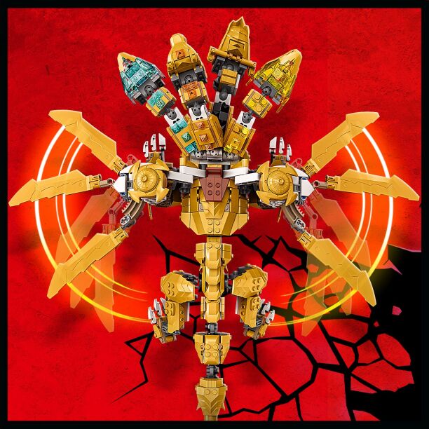 LEGO Ninjago LLoud's Golden Ultra Dragon (71774) (2)