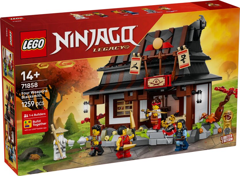LEGO Ninjago Four Weapons Blacksmith 15th Anniversary (71858) (0)
