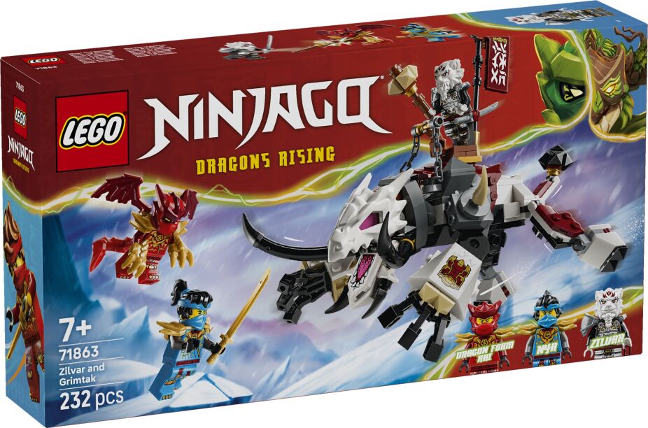LEGO® Ninjago Zilvar And Grimtak The Dragon Beast (71863) (0)