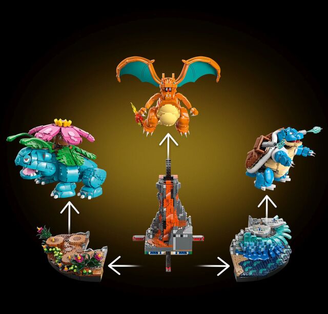 LEGO Pokemon: Venusaur, Charizard & Blastoise (72153) (5)