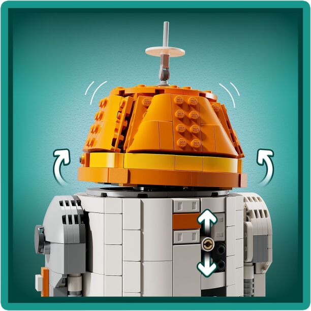 LEGO Star Wars Chopper C1-10P Astromech Droid (75416) (2)