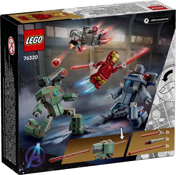 LEGO Super Heroes Iron Man & War Machine vs. Hammer Drones (76320) (10)
