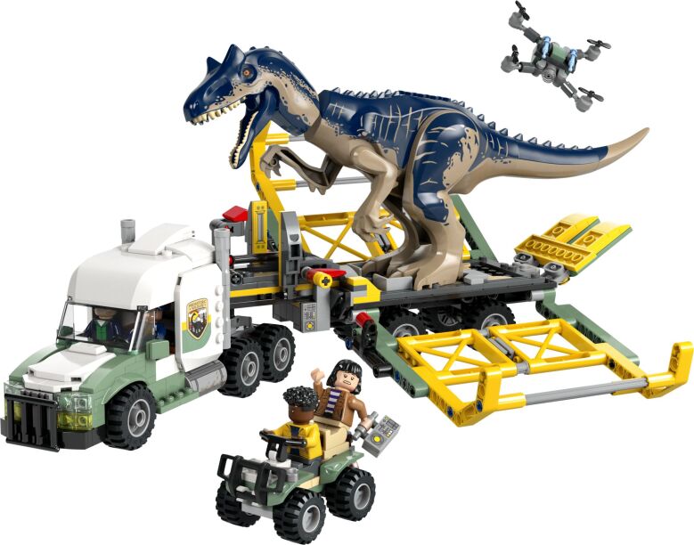 LEGO Jurassic World Dinosaur Missions: Allosaurus Transport Truck (76966) (1)