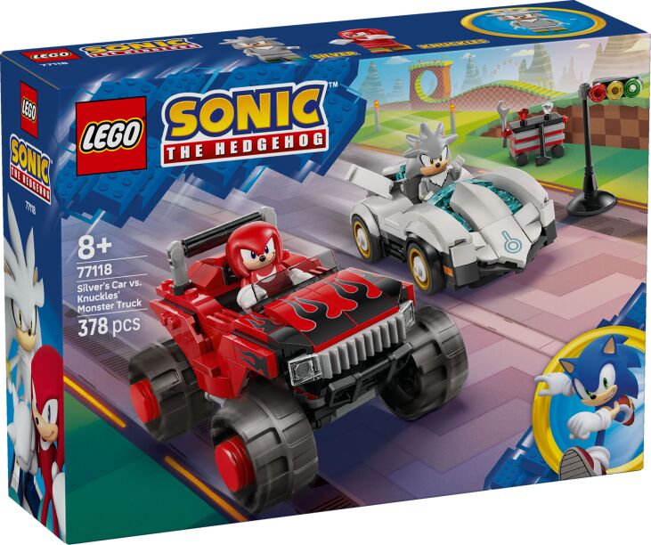 LEGO Sonic The Hedgehog Silver's Car vs. Knuckles' Monster Truck (77118) (0)