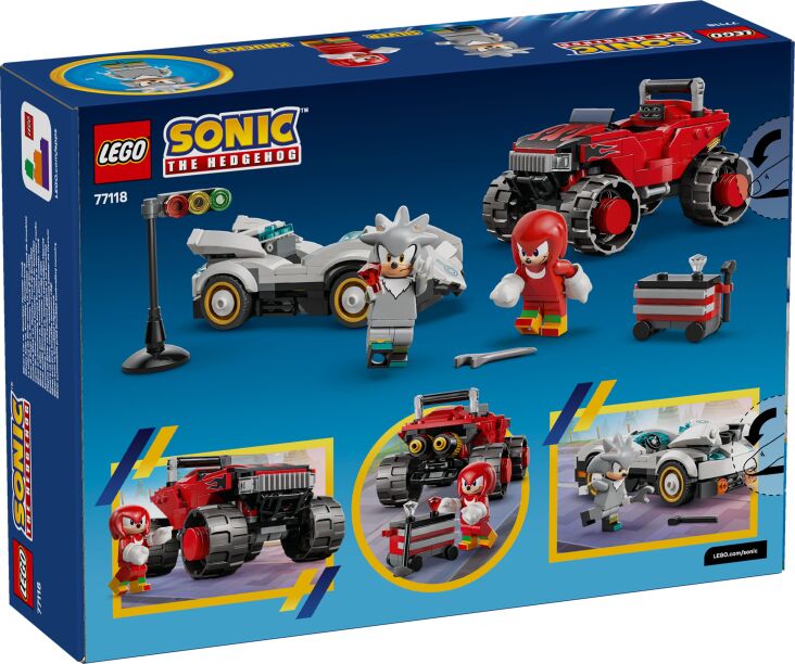 LEGO Sonic The Hedgehog Silver's Car vs. Knuckles' Monster Truck (77118) (10)