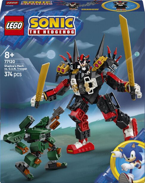 LEGO® Sonic The Hedgehog Shadow's Mech vs. G.U.N. Trooper (77120) (0)