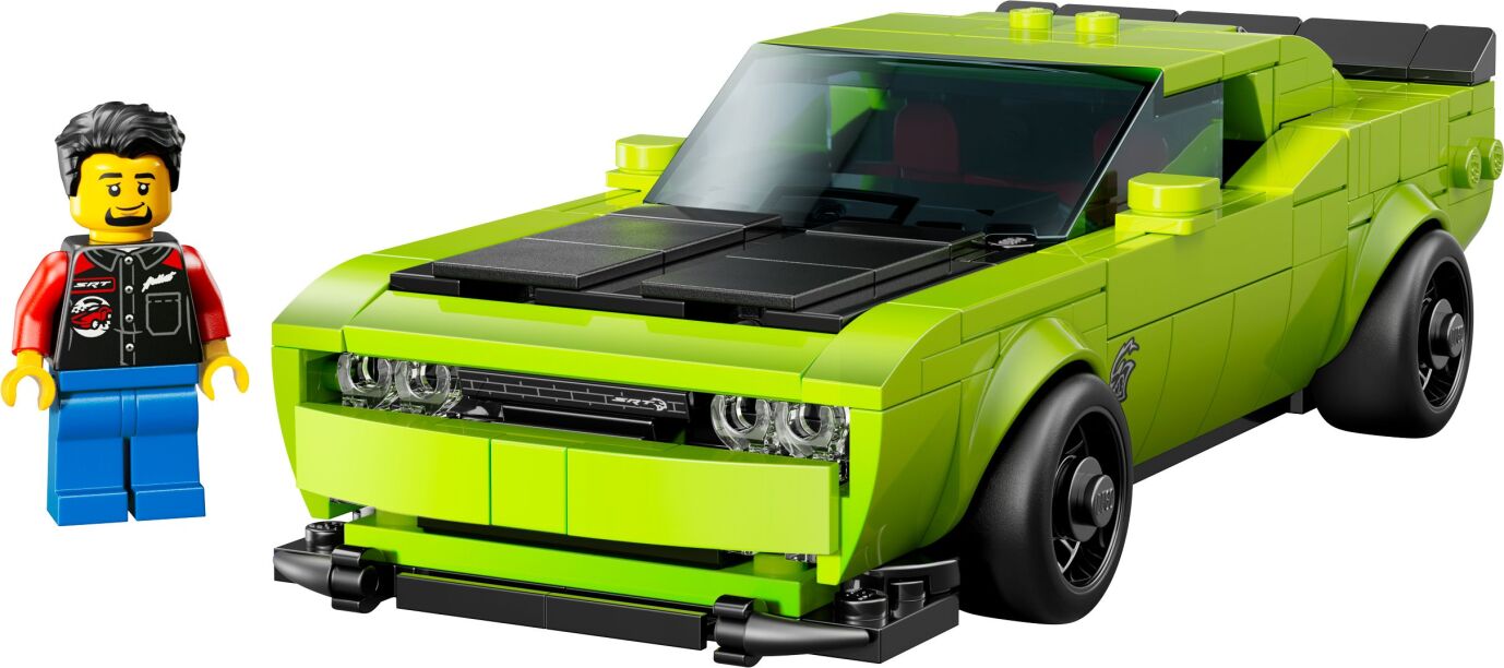 LEGO Speed Champions Dodge Challenger SRT Hellcat Sports Car (77237) (1)