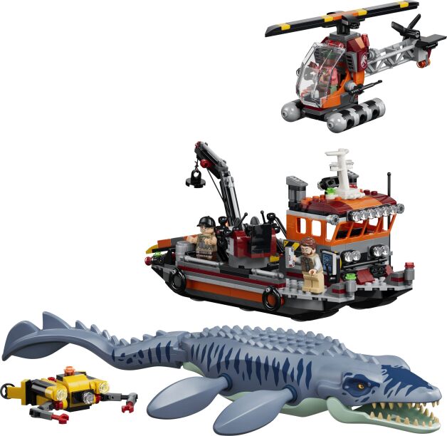 LEGO® Jurassic World Mosasaurus Dinosaur Boat Attack (77983) (1)